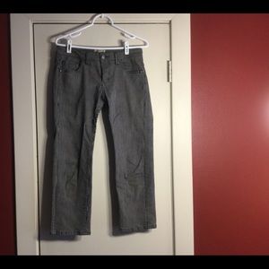 Cabi Johnny Crop Stripped Railroad Capri #324